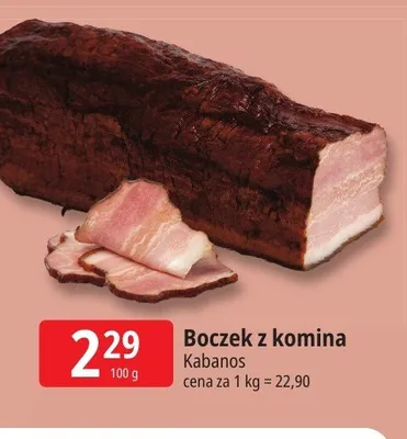 Boczek z komina Kabanos promocja w Leclerc