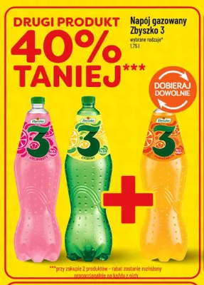 Napój gazowany Zbyszko 3 Pomarańcze promocja w POLOmarket