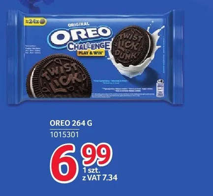 Ciastka Oreo Original promocja w Selgros