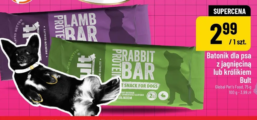 Batonik dla psa z królikiem Bult promocja w POLOmarket