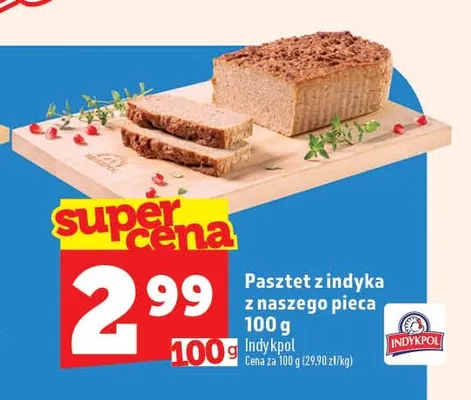 Pasztet z indyka z naszego pieca Indykpol promocja w TOPAZ