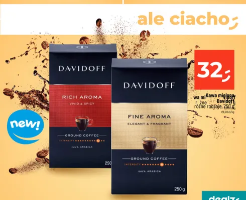 Kawa mielona Davidoff Rich Aroma promocja w Dealz