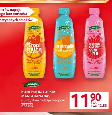 Koncentrat mango z ananasem Herbapol promocja w Selgros
