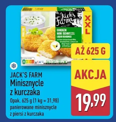 Minisznycle z kurczaka panierowane minisznycle z piersi z kurczaka promocja w Aldi