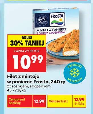 Filet z mintaja w panierce z koperkiem Frosta promocja w Biedronka
