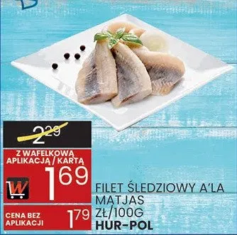 Filet śledziowe solone a la matjas Seko promocja w Wafelek