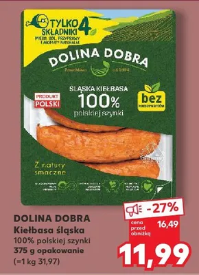 Kiełbasa śląska promocja w Kaufland