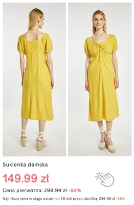 Sukienka damska xs-l promocja w Monnari