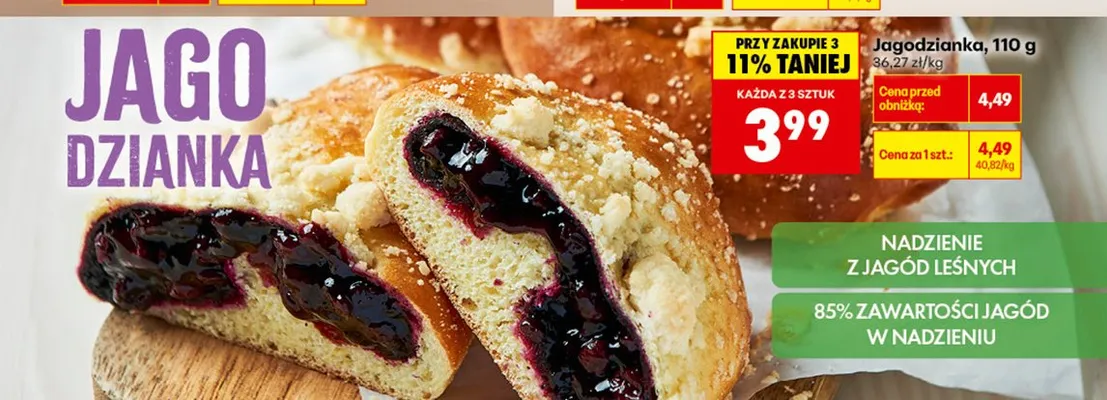 Jagodzianka promocja w Biedronka