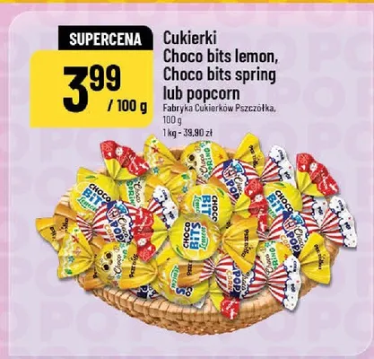 Cukierki Choco bits lemon, Choco bits spring lub popcorn promocja w POLOmarket