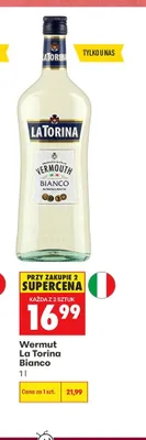 Wermut La Torina Bianco promocja w Biedronka