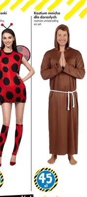 Kostium biedronki dla dorosłych promocja w Tedi