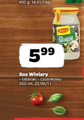 Sos Winiary czosnkowy promocja w Netto