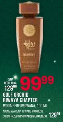 Woda perfumowana Riwaya Chapter promocja w Drogerie Natura