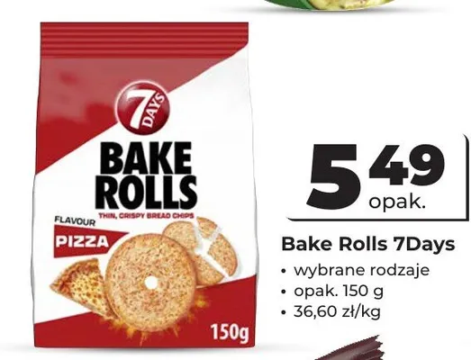 Bake Rolls 7Days Pizza promocja w Odido