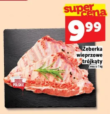 Żeberka wieprzowe trójkąty promocja w TOPAZ