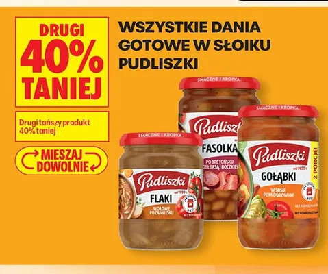 Dania gotowe w słoiku Pudliszki promocja w Biedronka