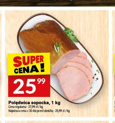 Polędwica sopocka Białecki Wędzarnia promocja w Twój Market