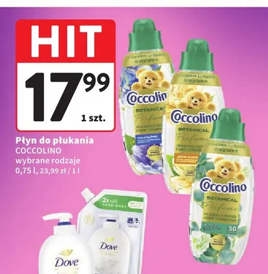 Płyn do płukania Coccolino promocja w Intermarche