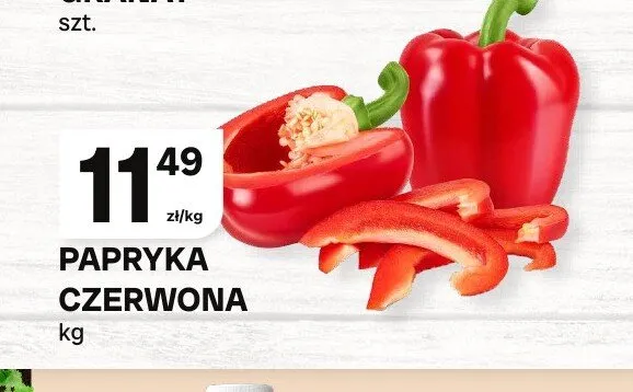 Papryka czerwona promocja w Chorten