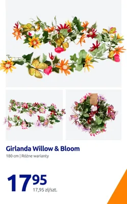 Girlanda Willow & Bloom promocja w Action