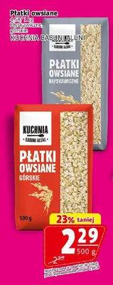Płatki owsiane błyskawiczne Kuchnia Babuni Aluni promocja w Prim Market