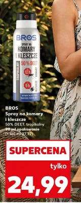 Spray na komary i kleszcze 50% DEET, tropikalny promocja w Kaufland