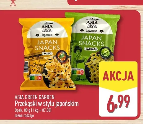 Przekąski w stylu japońskim Asia Green Garden Miso promocja w Aldi