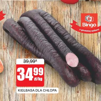 Kiełbasa dla chłopa Bingo promocja w Bingo