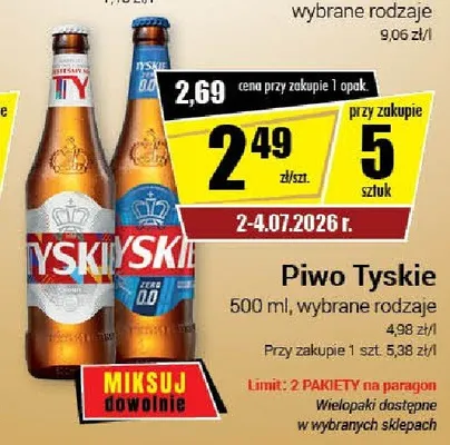 Piwo Tyskie Gronie promocja w Premium Nasz Sklep