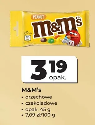 Drażetki M&M's czekoladowe promocja w Odido