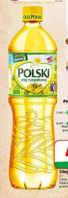 Olej rzepakowy Polski promocja w Dino