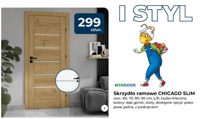 Skrzydło ramowe Windoor Chicago Slim promocja w PSB Mrówka