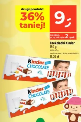 Czekoladki Kinder promocja w Dealz