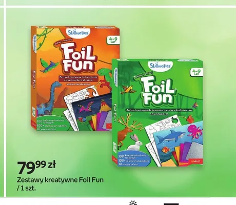 Zestaw kreatywny Skillmatics Foil Fun Świat Zwierząt promocja w Empik