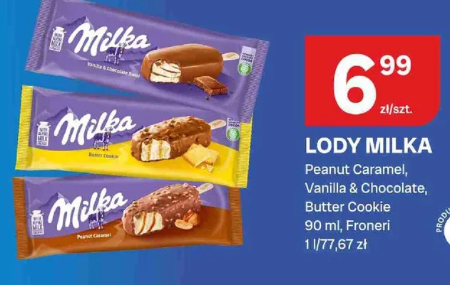 Lody Milka Vanilla & Chocolate Swirl promocja w Chorten