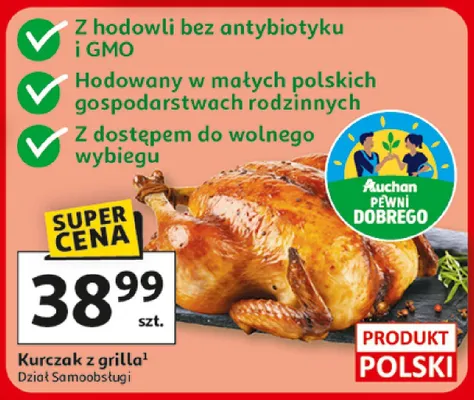 Kurczak z grilla promocja w Auchan