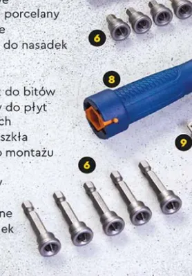 Zestaw 5 lub 6 bitów do płyt gipsowo-kartonowych promocja w Biedronka