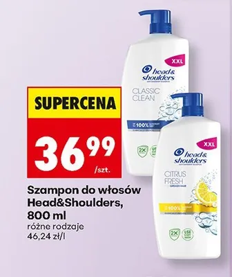 Szampon do włosów Head&Shoulders Citrus Fresh promocja w Biedronka
