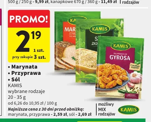 Przyprawa do gyrosa Kamis promocja w Intermarche