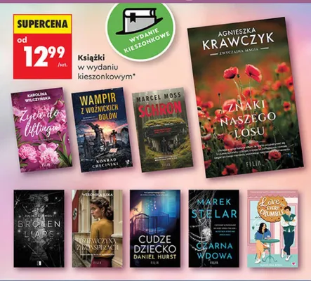 Książki w wydaniu kieszonkowym promocja w Biedronka