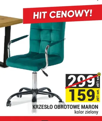 Krzesło obrotowe Maron promocja w Merkury Market