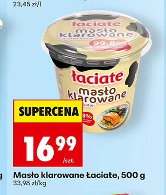 Masło klarowane Łaciate promocja w Biedronka