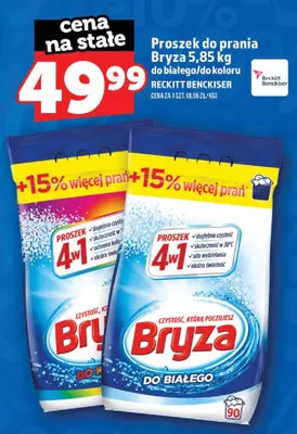 Proszek do prania Bryza do koloru promocja w TOPAZ