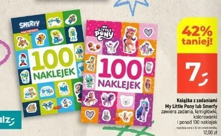 Książka z zadaniami Smerfy promocja w Dealz