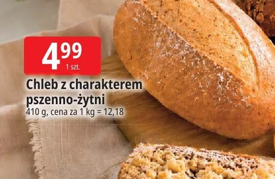 Chleb z charakterem pszenno-żytni promocja w Leclerc