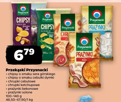 Przekąski, różne rodzaje promocja w Netto