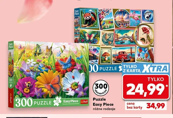 Puzzle Easy Piece 300 elementów Trefl promocja w Kaufland