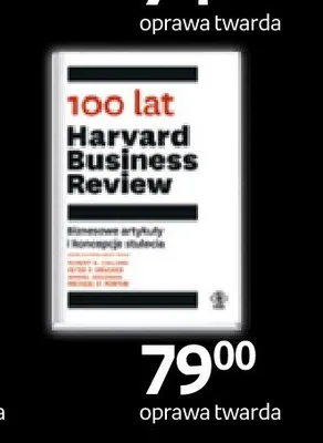 Książka 100 lat Harvard Business Review promocja w Empik