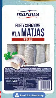 Filety śledziowe a'la matjas Marinus promocja w Dino